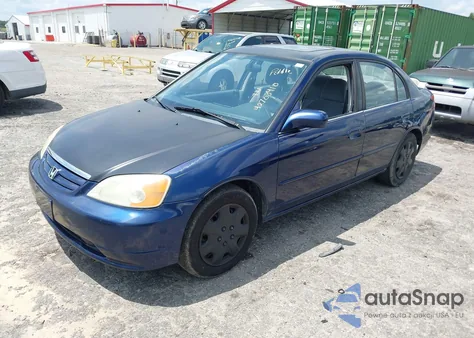 2001 Honda Civic Ex из США, поврежденный, VIN 2HGES26711H617938